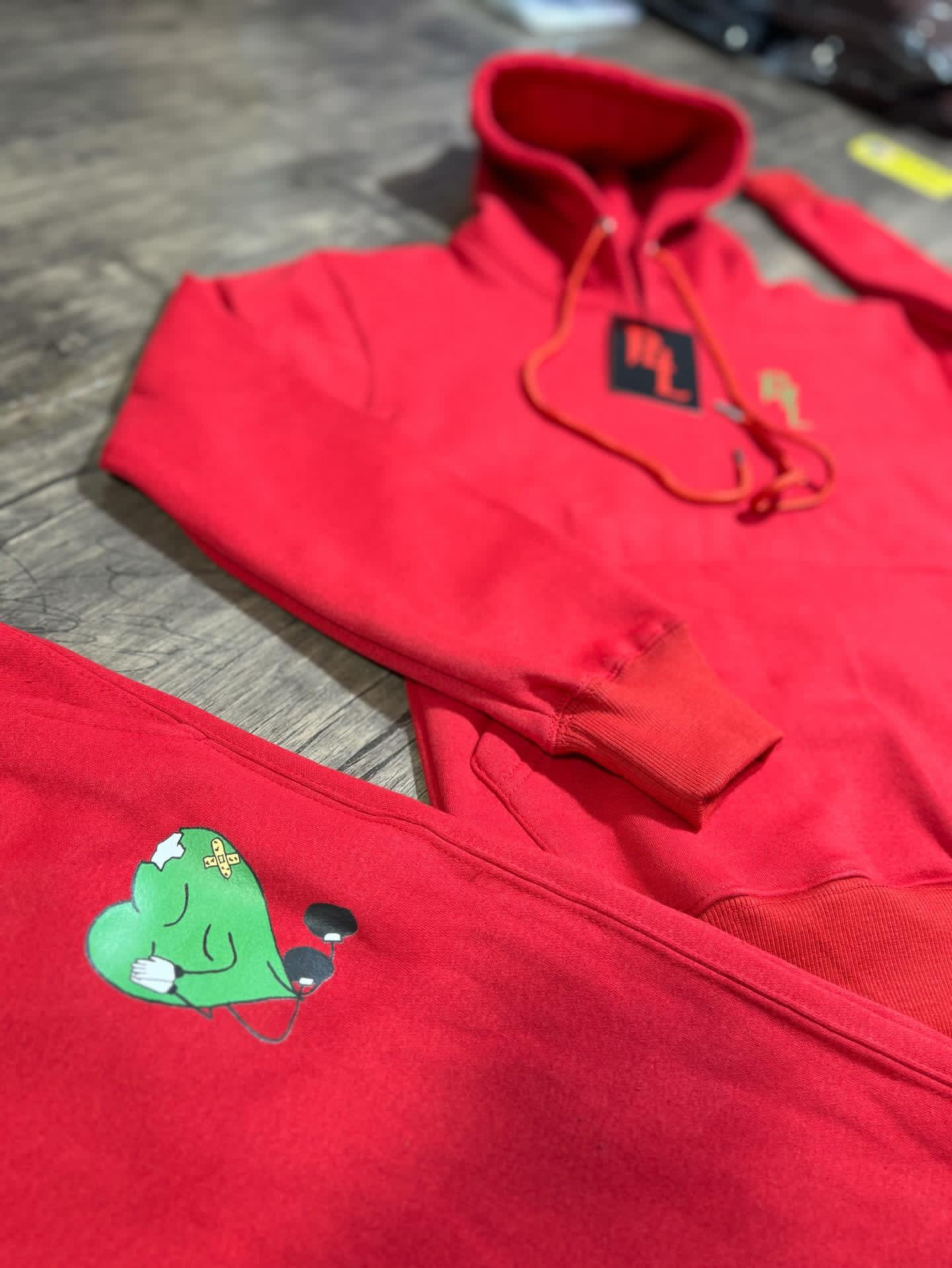 Red ‘Luv Island’ Sweatsuit