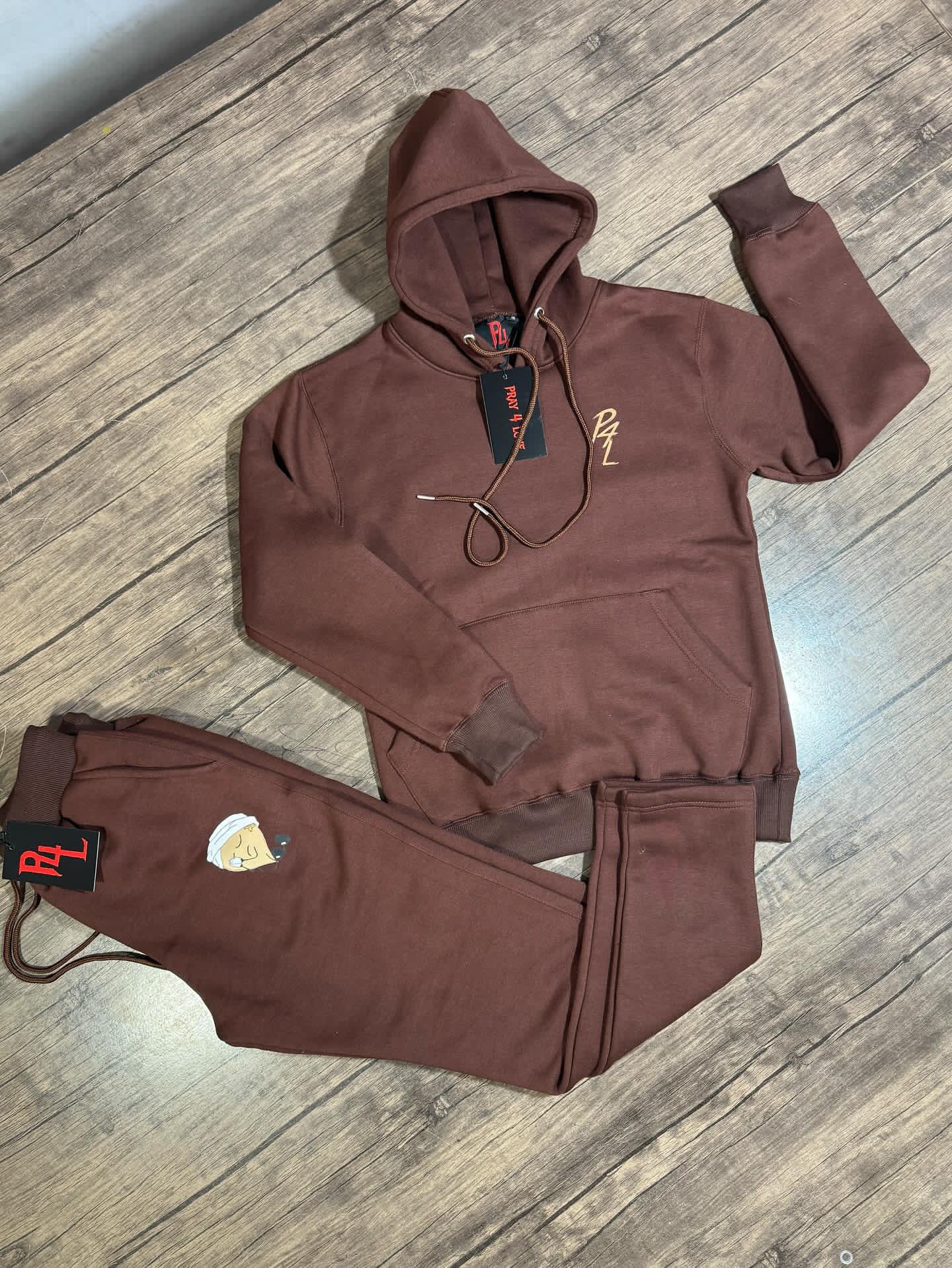 Brown ‘Luv Island’ Sweatsuit