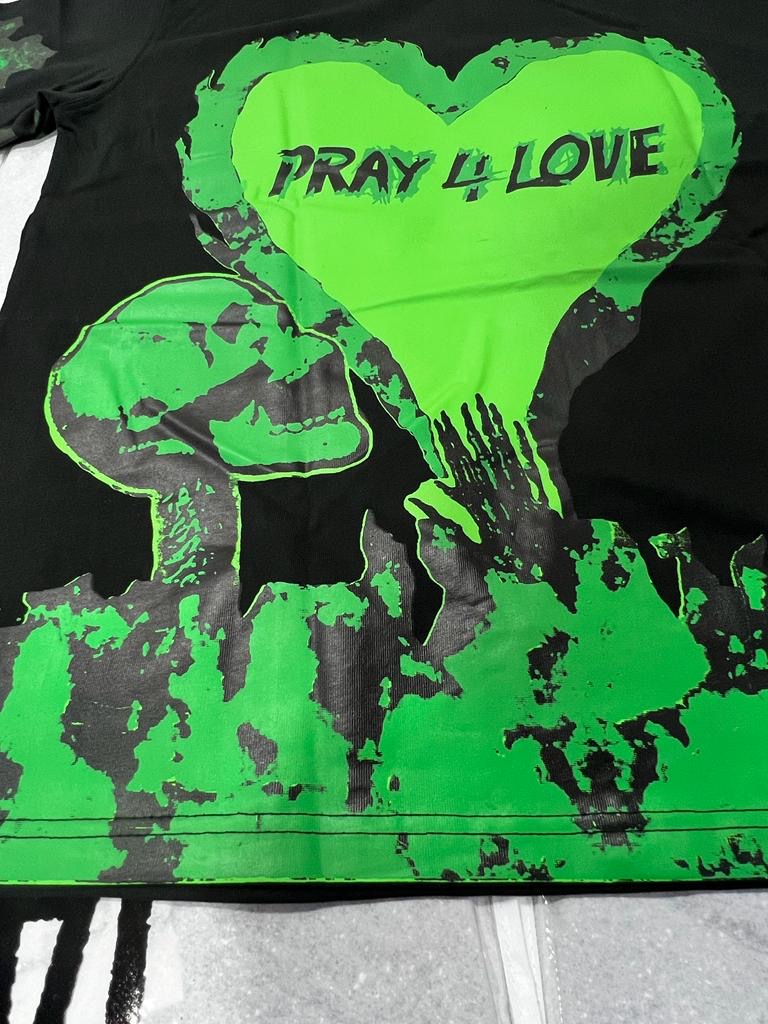 ‘Skully’ V2.0 Slime Green Graphic Tee